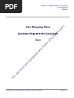 Business Requirements Document