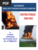 How to deal with storage tank fires