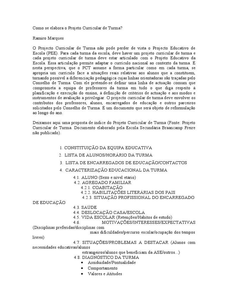 Como Se Elabora o PCT | PDF