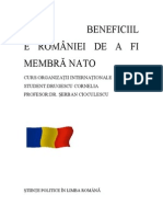 Beneficiile României de A Fi Membră NATO