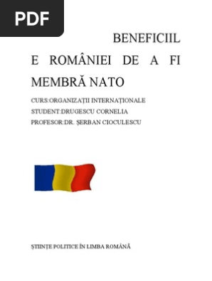 Beneficiile Romaniei De A Fi MembrÄƒ Nato