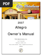 Download 2007 Allegro Motorhome Owners Manual by GF Franzoni SN190082208 doc pdf