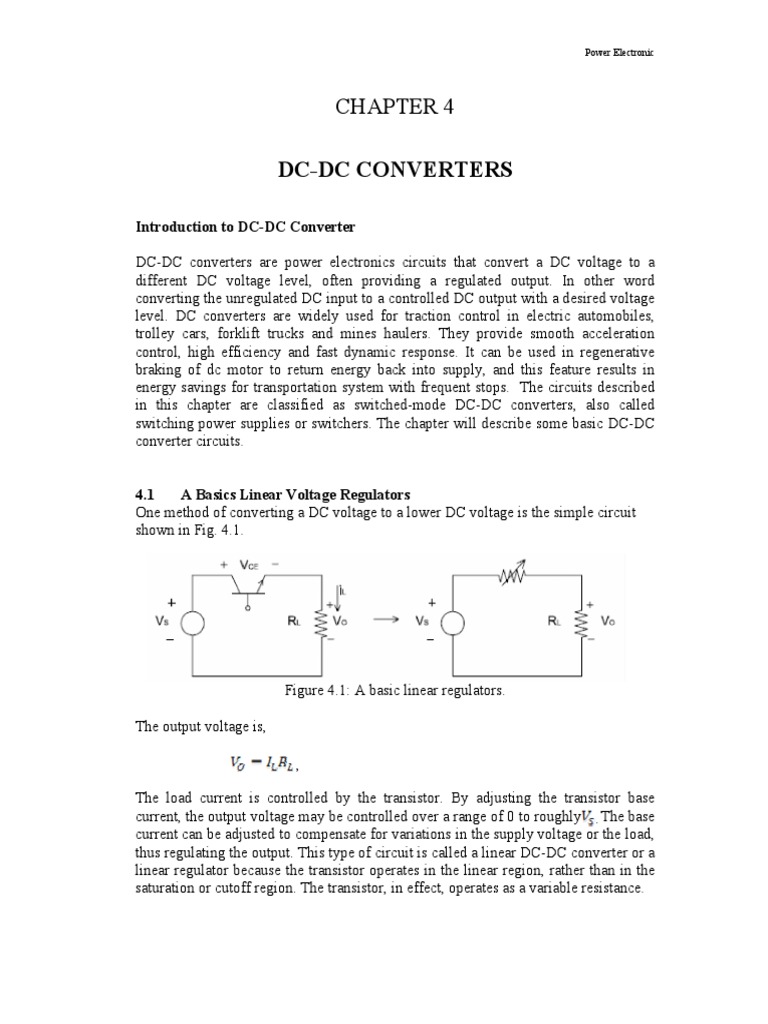 Understanding DC-DC Converters Basics | PDF | Power Electronics ...