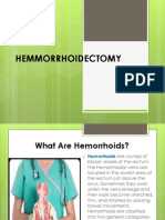 HEMMORRHOIDECTOMY