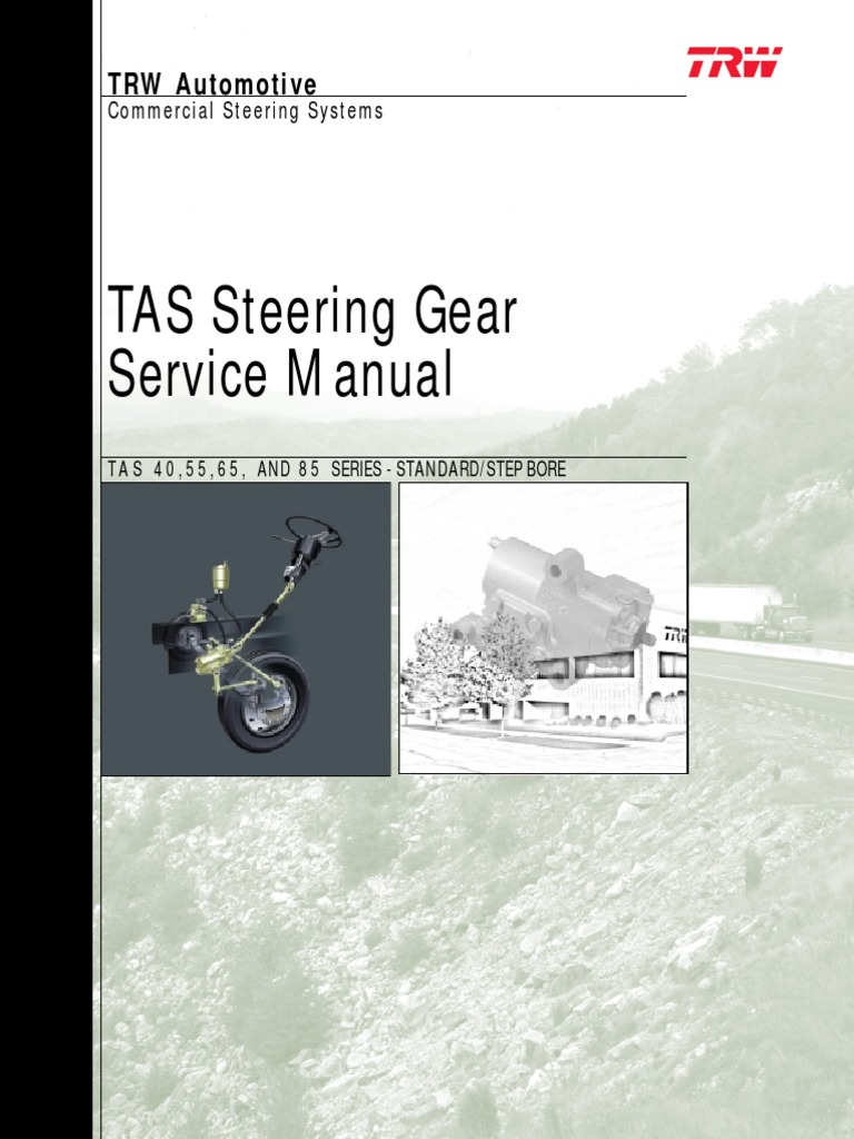TRW Steering Box Service Manual PDF Steering Automatic Transmission