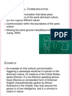 Intracultural Communication