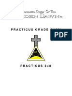 GOLDEN DAWN 3 8 Practicus Grade Sash