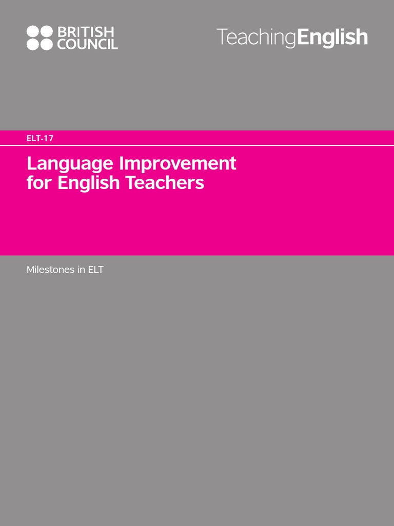 Language Improvement For English Teachers | PDF