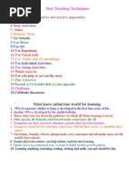 Download Teknik Pengajaran Terbaik Murid Prasekolah by Aezelly SN19010270 doc pdf