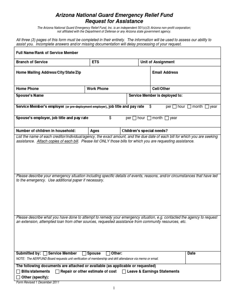 AZNGERF_Application Form and Client Worksheet Revised January 2012