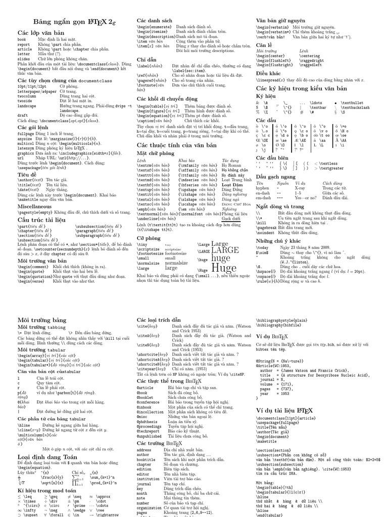 Vie Latex Sheet | PDF