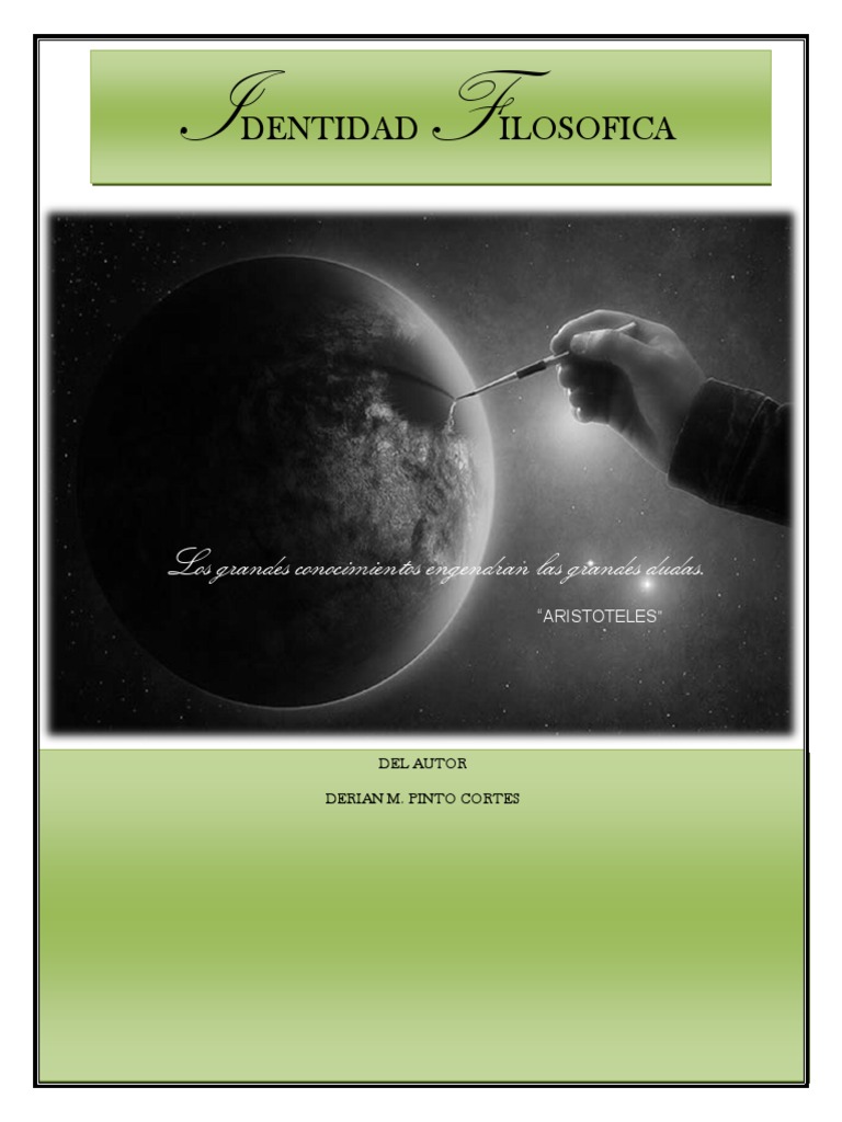 IDENTIDAD FILOSOFICA.pdf Conocimiento Verdad