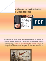 Etica en Las Instutuciones