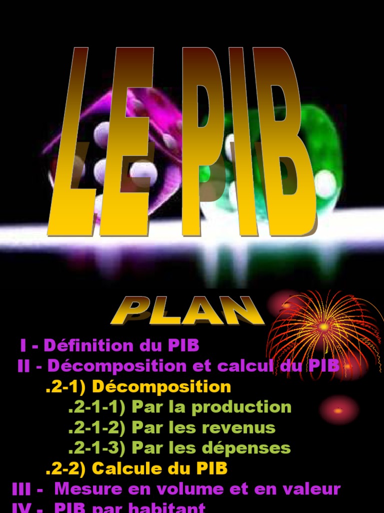 Définition et calcul du PIB | PDF | Produit intérieur brut | Macroéconomie