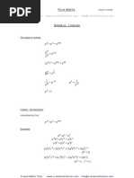 Download Indices algebra revision notes from A-level Maths Tutor by A-level Maths Tutor SN19012784 doc pdf