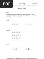 Download Surdsalgebra revision notes from A-level Maths Tutor by A-level Maths Tutor SN19013026 doc pdf
