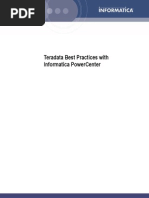 Teradata Informatica Best Practices