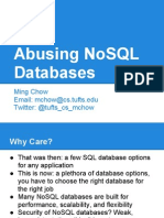 DEFCON 21 Chow Abusing NoSQL Databases PDF