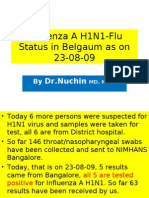 Swine Flu-H1N1 Status in Belgaum As On 23-08-09-Nuchin