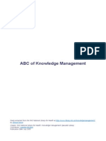 ABC of Knowledge Management