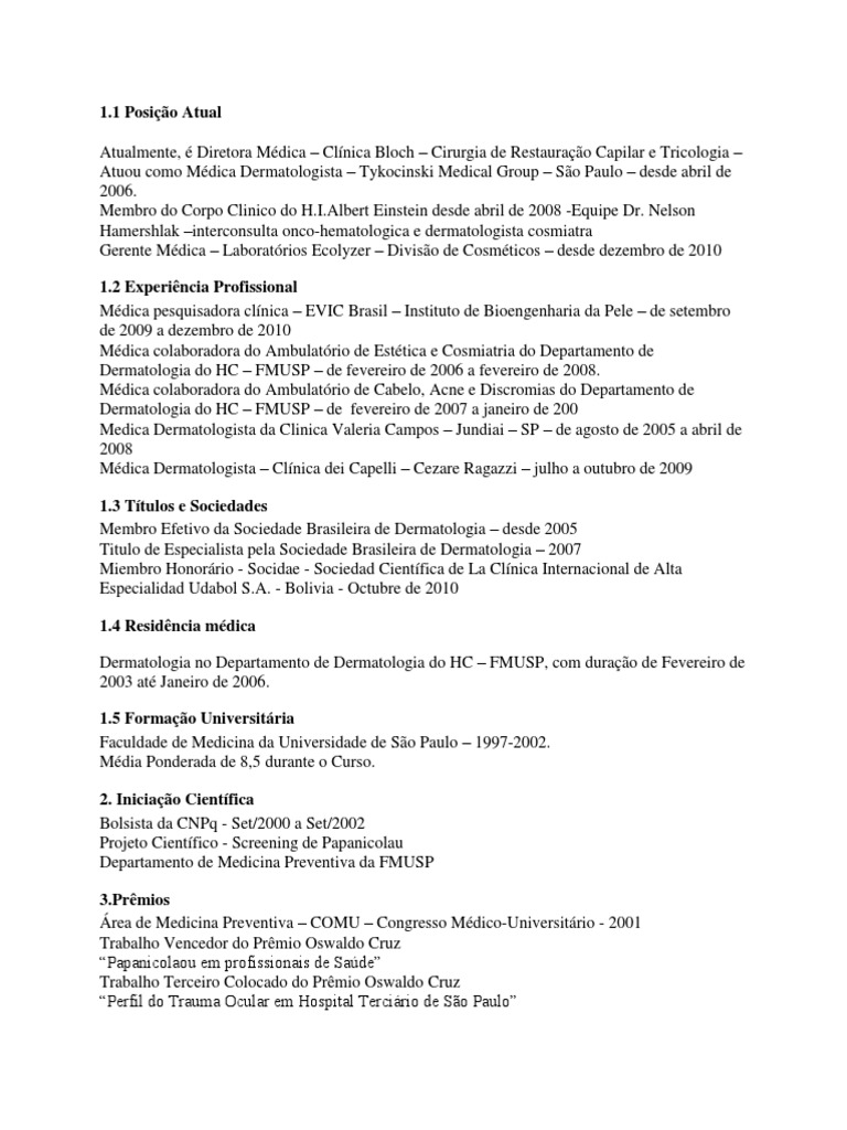 Exemplos de curriculos prontos image