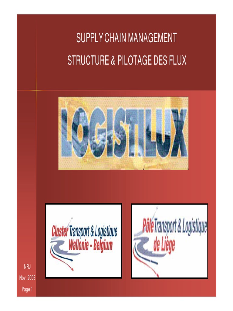Gestion de la Supply Chain et Logistique | PDF | Logistique ...