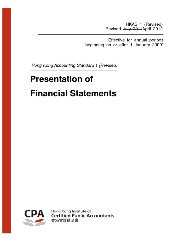 hk interpretation 5 presentation of financial statements