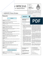 Boletín Oficial Con Resolución Anti - Dumping