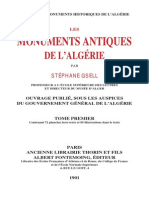 Gsell Stephane - Les Monuments Antiques de L Algerie - Tome I