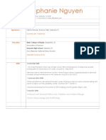 Corner Resume Template