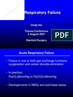 Acute Respiratory Failure