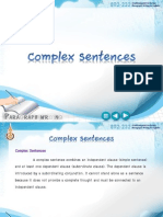 3.Complex Sentences