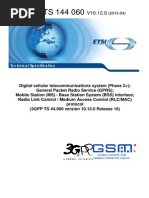 TS - 4.60 - General Packet Radio Service (GPRS)