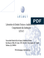 Laboratório de Estudos Teóricos e Analíticos Sobre o Comportamento Das Instituições Letaci