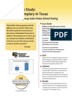 Exempl Ary I N Texas: Case Study