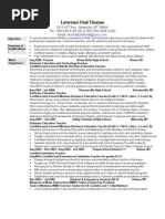 Download Current Teacher Resume - MT - 2009 by Larry T SN19020529 doc pdf