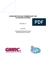 Guideline For Gas Turbine Inlet Air Filtration Systems: Release 1.0