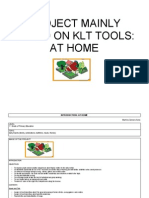 Project Mainly Based On KLT Tools: at Home