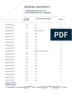 Result 2012 Part I Bengali Chance 1