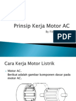 Prinsip Kerja Motor AC
