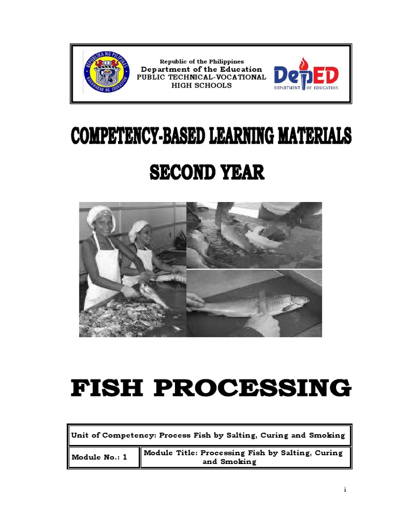 CBLM for Fish Processing Y2.pdf Sodium Chloride Curing (Food