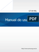 Manual do usuário Samsung GT-I8190L