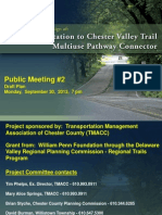 Chester Valley Trail - Paoli Train Station Connector Presentation