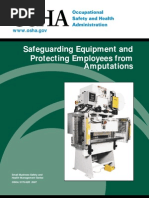 OSHA 3170 - Safeguarding Equipment and Protecting Employees From Amputations