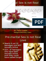 Pre-Marital Sex is Not Real Love