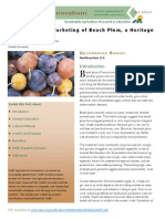 Agricultural Innovations: Production and Marketing of Beach Plum, A Heritage Fruit Crop