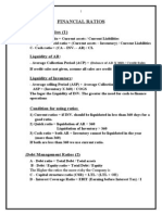 Financial Ratios) 1 (Liquidity Ratios