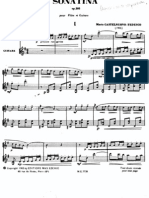 Castelnuovo Tedesco M. - Sonatina Op-205 - Flauta y Guitarra