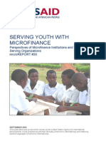 Microfinance for Youth in Conflict Settings