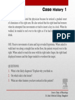 Gradual onset clumsiness and tremors of the right arm